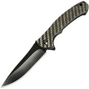 ElitEdge 10B012BKCF Drop Point Linerlock Knife Carbon Fiber Handles