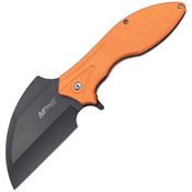 Mtech A2007OR Assist Open Blackwash Sheepsfoot Linerlock Knife Orange Aluminum Handles