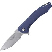 Camillus 19206 Scivik Drop Point Linerlock Knife Blue Handles