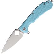 Daggerr RSTFSW Resident Stonewash Spear Point Linerlock Knife Light Blue FRN Handles