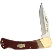 Elk Ridge 2014 Clip Point Lockback Knife Sawcut Delrin Handles
