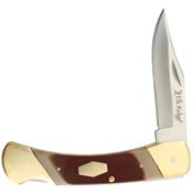 Elk Ridge 2015 Clip Point Lockback Knife Sawcut Delrin Handles