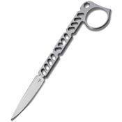 Boker Plus P02BO098 Sigurd 42 Stonewash D2 carbon Steel Fixed Blade Knife Skelitonized Handles