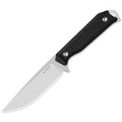 Kizer 1045MD2 Begleiter Satin AEB-L Drop Point Fixed Blade Knife Black G10 Handles
