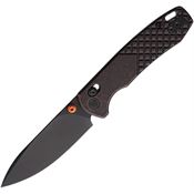 Trivisa JM03CU14 Dragonfly Blackwash 14C28N Drop Point Axis Lock Knife Blackwash Copper Handles