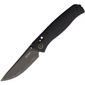 SRM 255LMB2 Medal Ambi-Lock Knife Knife Black Canvas Micarta Handles