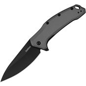 Kershaw 1776GRYBLK Link Assist Open Black Linerlock Knife Gray Handles