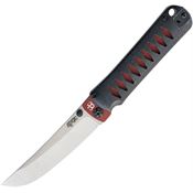 APOC 41010 Breeden Whisper II Two-Tone D2 Carbon Steel Linerlock Knife Black Micarta Handles