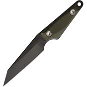 Main Street 040 UDT Black Fixed Blade Knife Od Green G10 Handles
