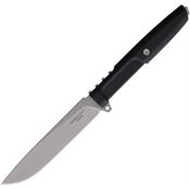 Extrema Ratio 0484NITSWBLK Vipera Drop Point Fixed Blade Knife Black Handles