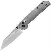 Kershaw 2038RTI Iridium Stonewash M390 Reverse Tanto DuraLock Knife Titanium Handles