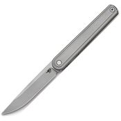Bestech T2502A Ink MagnaCut Linerlock Knife Stonewash Titanium Handles