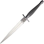 J. Adams Sheffield England 030 F-S Fighting Mirror Double Edge Dagger Fixed Blade Knife Stainless Handles