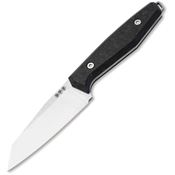 Boker 124501 AK1 Satin MagnaCut Fixed Blade Knife Carbon Fiber Handles