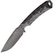 Dawson 59621 Contractor Midnight MagnaCut Fixed Blade Knife Black/Gray G10 Handles