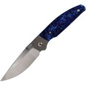 Jack Wolf 54322 Tango Satin S90V Framelock Knife Crystal Lake Carbon Fiber Handles