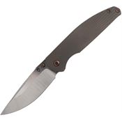 Jack Wolf 54323 Tango Satin S90V Framelock Knife Sunburst Titanium Handles