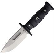 Medford 2173TQ08KB Luke Airman Black 3V Drop Point Fixed Blade Knife Black Sculpted G10 Handles