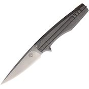 Fred Perrin MXH04 IKE Integral Stonewash Framelock Knife Titanium Handles