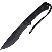 Acta Non Verba P500008 P500 Black Fixed Blade Knife Black G10 Handles