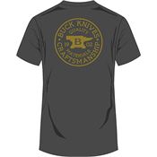 Buck 14278 Coin Badge T-Shirt Gray LG