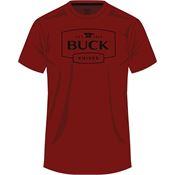 Buck 14315 Logo T-Shirt Red 2XL
