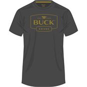 Buck 14337 Logo T-Shirt Gray 3XL
