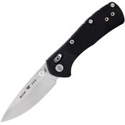 Buck 790BKS1 Mini Range Pro Satin 154CM Drop Point Crossbar Knife Black GFN Handles