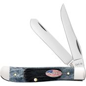 Case XX 53066 Mini Trapper Knife Gray Sawcut Handles
