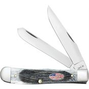 Case XX 53060 Trapper Knife Gray Sawcut Handles