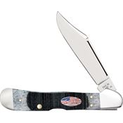 Case XX 53063 Copperlock Knife Gray Sawcut Handles