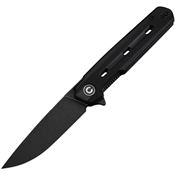 Civivi 25015A1 Navo Blackwash Nitro V Drop Point Linerlock Knife Black G10 Handles