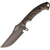 Dawson 41195 Woodsman Midnight MagnaCut Upswept Fixed Blade Knife Ultrex G10 Handles Kydex Sheath