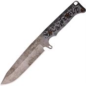 Dawson 41522 Valor Monsooon MagnaCut Clip Point Fixed Blade Knife Black/Gray G10 Handles Kydex Sheath