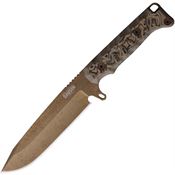 Dawson 41591 Valor Arizona Copper MagnaCut Clip Point Fixed Blade Knife Ultrex G10 Handles Kydex Sheath