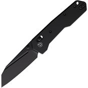 Defcon 021BK Black Reverse Tanto Axis Lock Knife Black Aluminum Handles