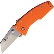 Demko 19276 Razor Shark Knife Orange GRN Handles