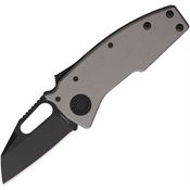 Demko 19243 Nano Black 20CV Shark Lock Knife Gray Handles