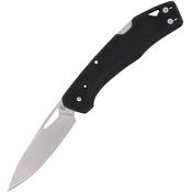 Gerber 46050 LST Satin Drop Point Lockback Knife Black Handles