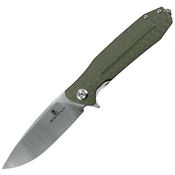 Ironfly VF01GN Zesty Satin VG-10 Drop Point Linerlock Knife Green G10 Handles