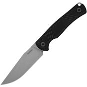Kershaw 1089 Pack Mule N690 Clip Point Fixed Blade Knife Black G10 Handles