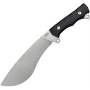 Kubey 241E Destroyer Stonewash D2 carbon Steel Kukri Black G10 Handles