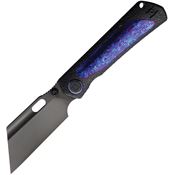 Kunwu K711TR2TM Cochise Black DLC Framelock Knife Honeydew Texture Titanium Handles