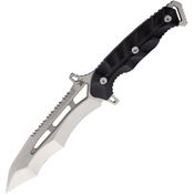 LOTAR Combat KT103ST KhaTool Gen 3 Nekamah Sawback Fixed Blade Knife Black G10 Handles