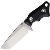 Medford 053VTQ08KB Micro Tumbled 20CV Tanto Fixed Blade Knife Black G10 Handles