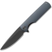 Miguron 811DG Perism Gray D2 Drop Point Linerlock Knife Gray G10 Handles