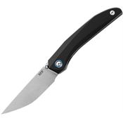MKM-Maniago DTABK Detonario Stonewash M390 Linerlock Knife Black Anodized Aluminum Handles