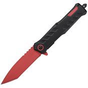 Mtech 2032BK Assist Open Black Tanto Linerlock Knife Black Handles