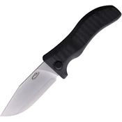 North Mountain Blade 25243V Lucky Dog Black 3V Carbon Steel Clip Point Linerlock Knife Black Canvas Micarta Handles
