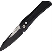Pro Tech DS103LTD Auto Oligarch Two-Tone MagnaCut Button Lock Knife Black Anodized Aluminum Handles